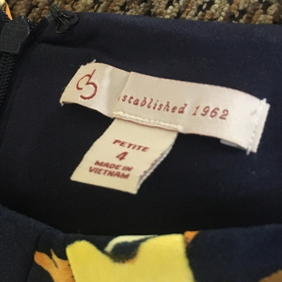 Floral Navy Dress - Picture 3 of 3